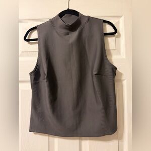 FLX gray ribbed top xl